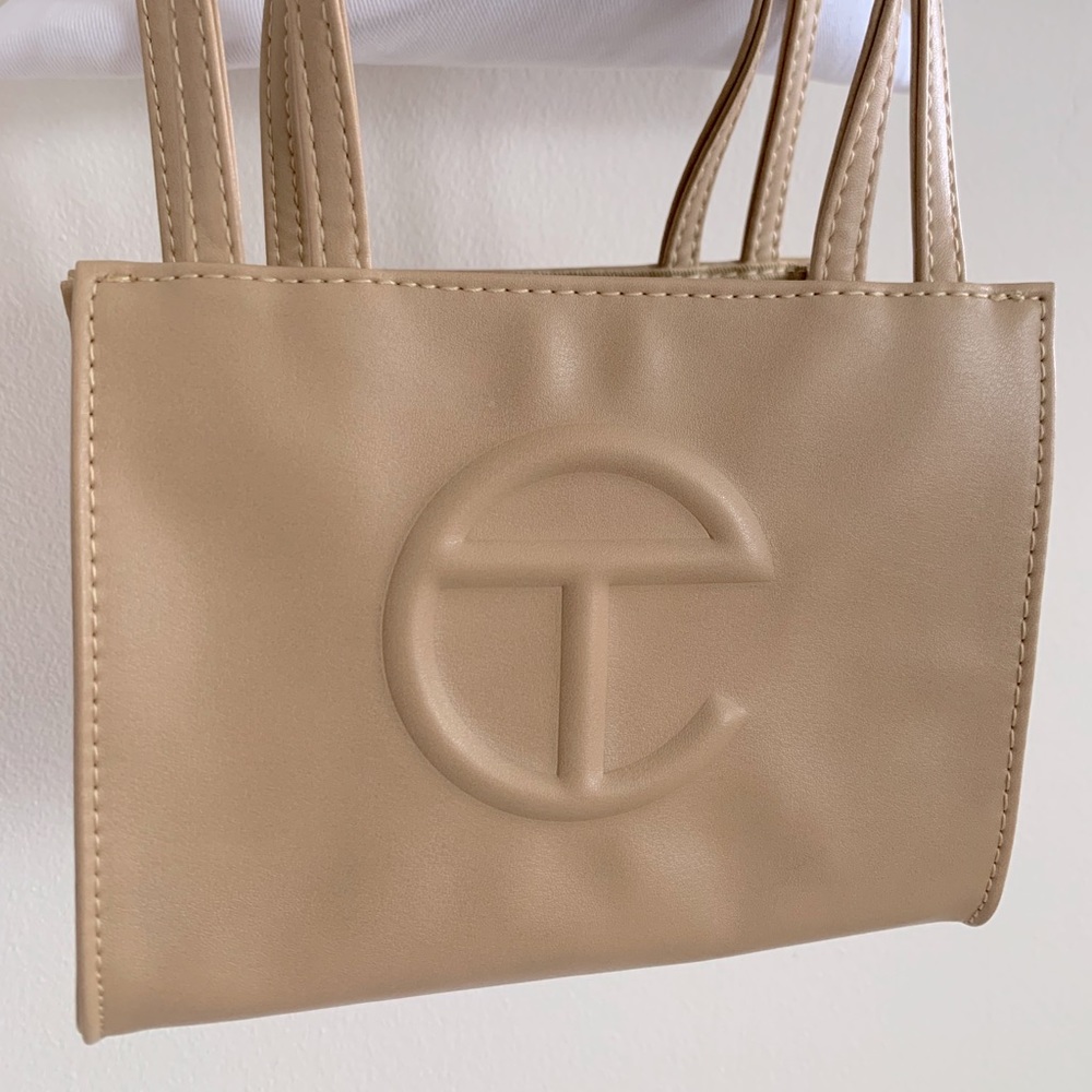 Telfar Small Creme Shopper